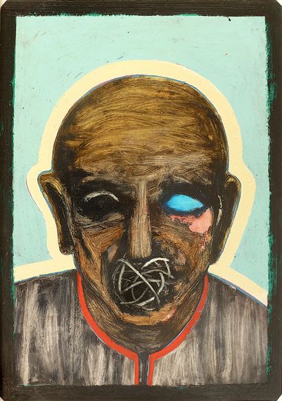 SANKARÉ Jean-Charles
Sans titre / Huile sur...