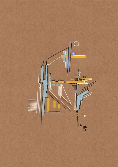 MALO
Sans titre / Technique mixte sur papier...