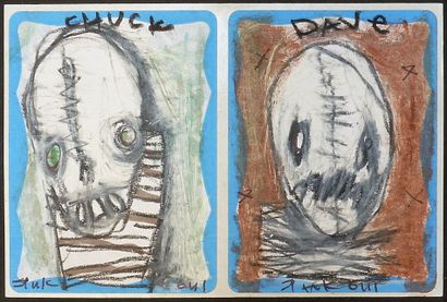 FINK Gus
Chuck and Dave / Mixed media on...