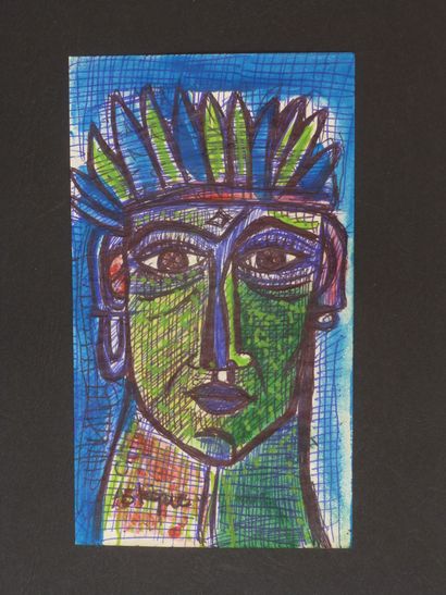 BESSIN Catherine
Aztec / Mixed media and...