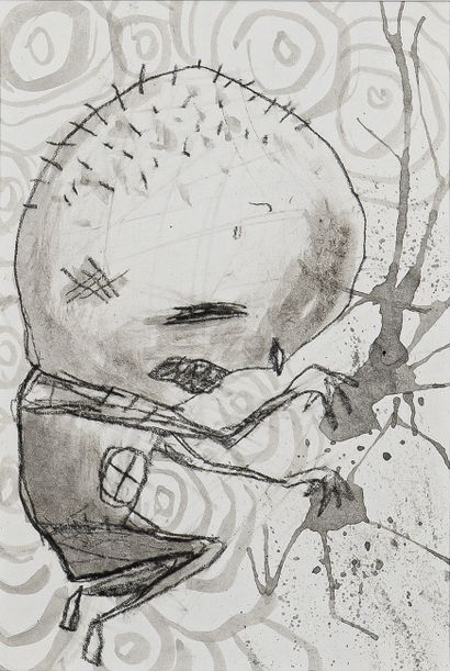 FINK Gus
Untitled / Black pencil and ink...
