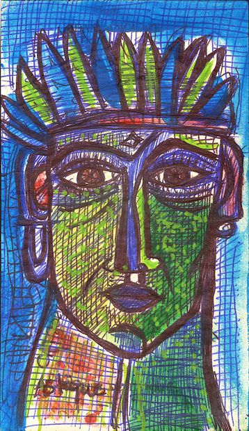BESSIN Catherine
Aztec / Mixed media and...