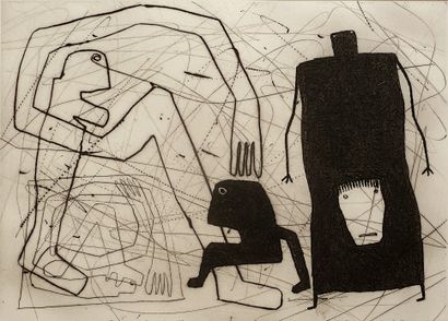 LOGOVARDA
Untitled / Black and white etching...