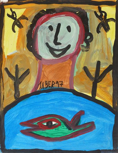 JABER (1938-2021)
Untitled / Mixed media...