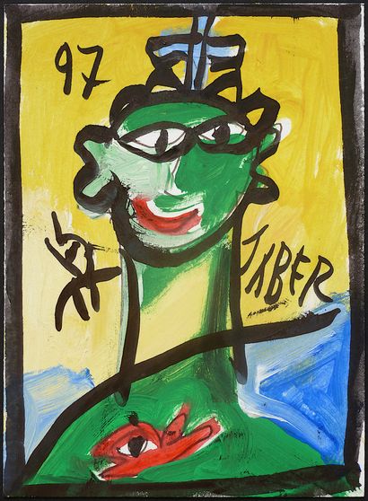 JABER (1938-2021)
Untitled / Mixed media...