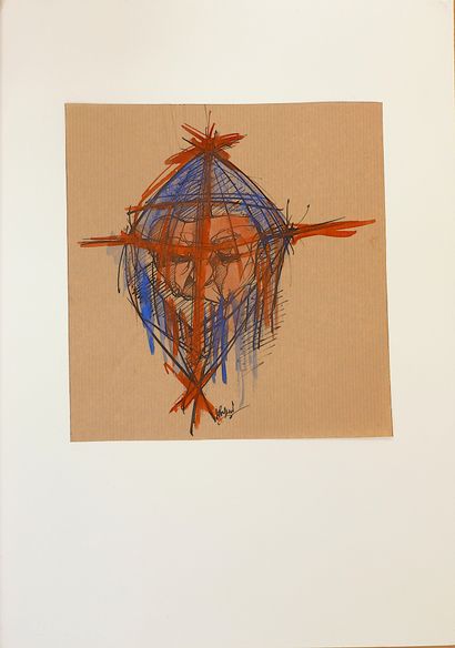 MUSLIN Jean-Paul (1948-2019)
Mask / Mixed...