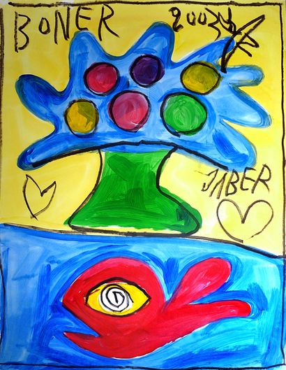 JABER (1938-2021)
Boner / Mixed media on...