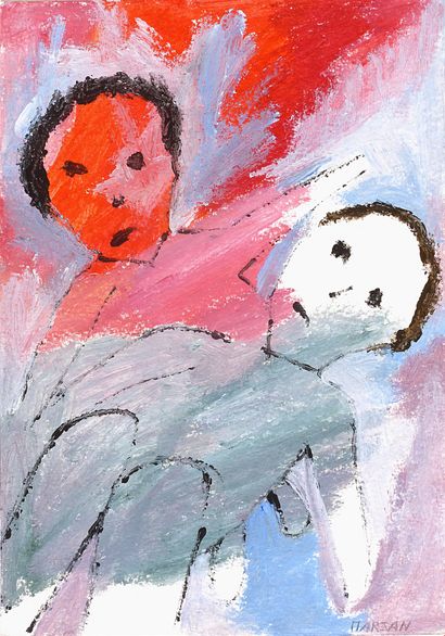 MARJAN
Untitled / Mixed media on paper /...