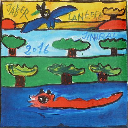 JABER (1938-2021)
Lantere / Mixed media on...
