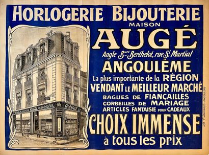 ANONYME. Horlogerie Bijouterie. Maison Augé....