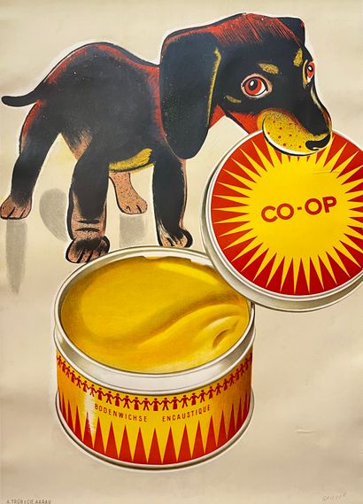 GRIEDER Walter. Co-op. Encaustique. 1946....