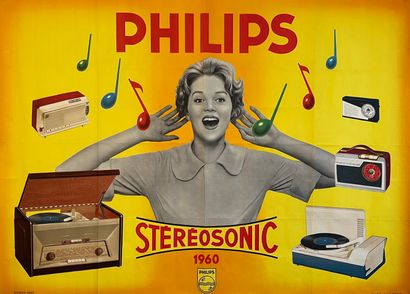 ANONYME. Philips série Stéréosonic 1960....