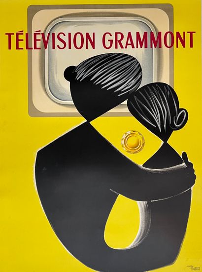 ANONYME. Télévision Grammont. Circa 1950....