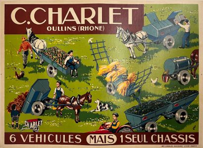 CD (monogramme). C. Charlet Oullins (Rhone)....