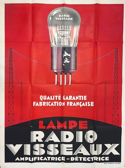 ANONYME. Lampe Radio Visseaux. Amplificatrice....