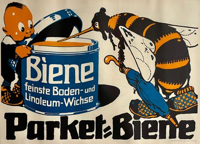 ANONYME. Parket Biene. (cire d'abeille pour...