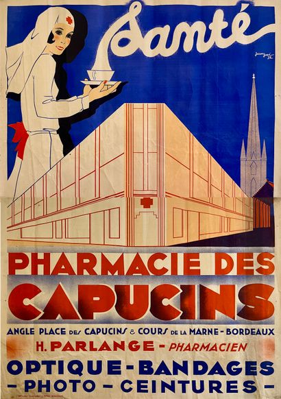 JOSE Jean. Santé. Pharmacie des Capucines....