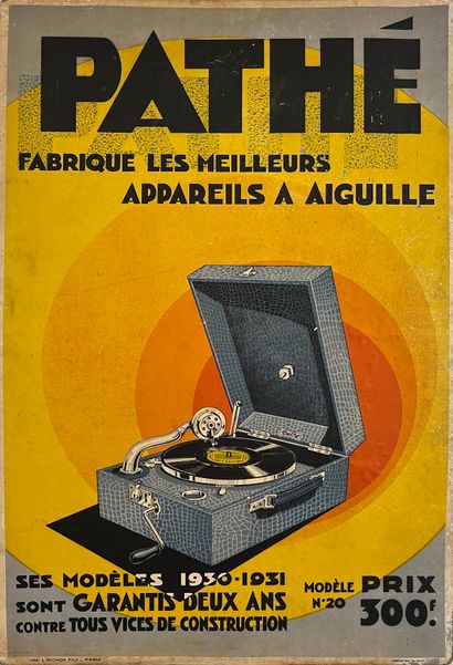 ANONYME. Pathé fabrique les meilleurs appareils...