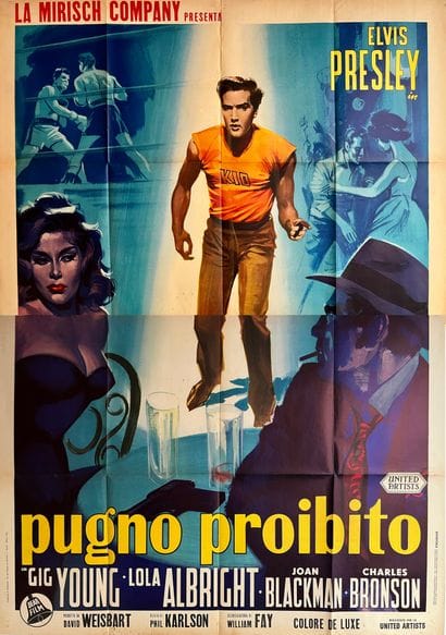 PUGNO PROIBITO / KID GALAHAG 菲尔-卡尔森。1962.
140x200...