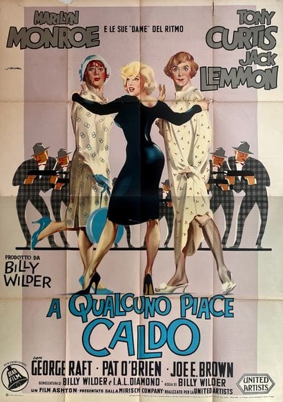 a qualcuno piace caldo / some like it hot
比利-怀尔德1959.
140x200...