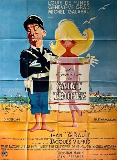 LE GENDARME DE ST TROPEZ Jean Girault.1964.
120x160...