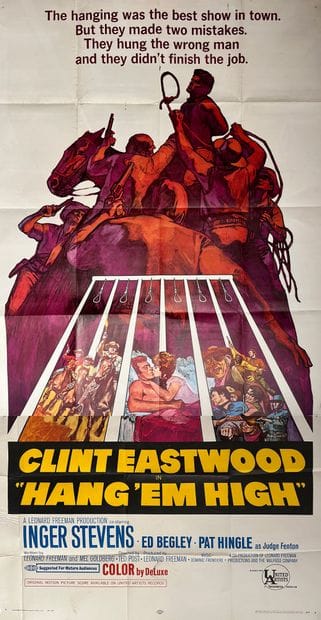 Hang 'em high / pendez les haut et court
泰德-波斯特1968.
104x205...