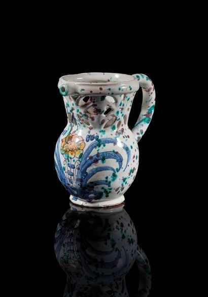 NEVERS
Rompeur earthenware pitcher, compadario...
