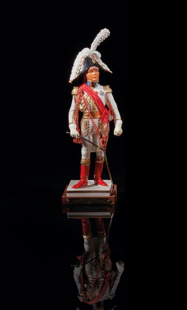 Porcelain figurine, inscribed on the base:...