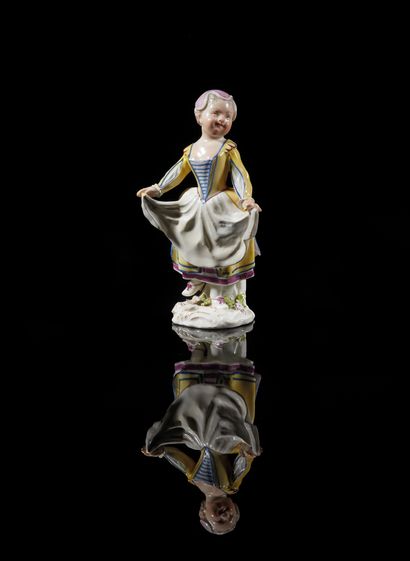 MEISSEN, dans le style de
Porcelain girl...