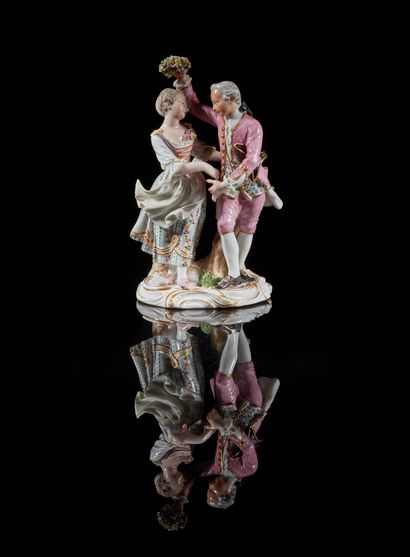 MEISSEN, Période Marcolini
Elegant couple...