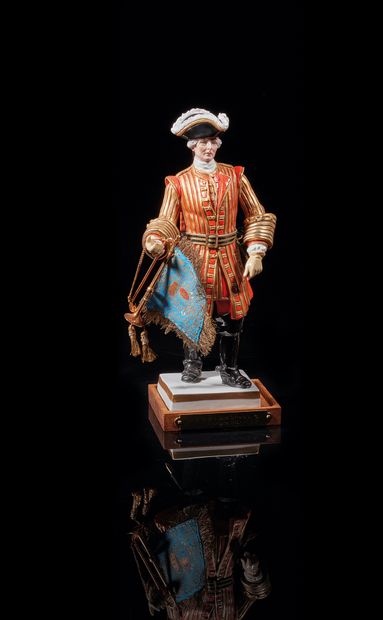 Porcelain figurine representing 