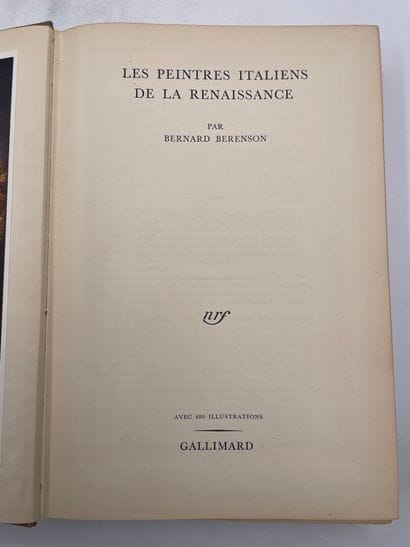 «Les Peintres italiens de la Renaissance»,...
