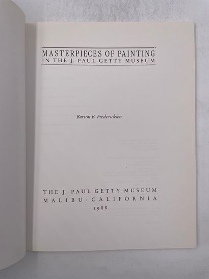 «Masterpieces of painting in the J. Paul...