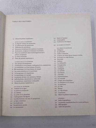 «La Peinture Maniériste», Jacques Bousquet,...