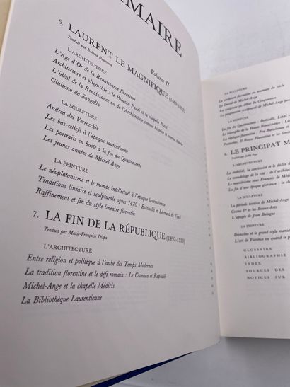 2 tomes : «L'art de Florence, tome I», Glenn...
