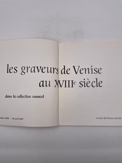 «Les Graveurs de Venise au XVIIIe siècle...
