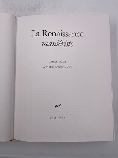 «La Renaissance Maniériste, l’univers des...