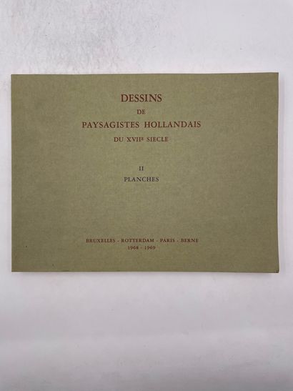 2 volumes : «Dessins de Paysagistes Hollandais...