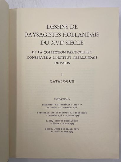 2 volumes : «Dessins de Paysagistes Hollandais...