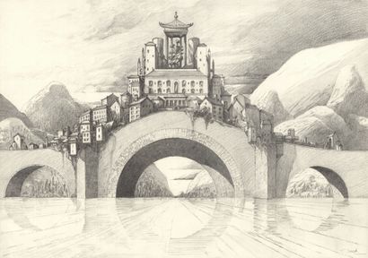 Claude RENARD (1946-2019)
Pontville
Graphite...