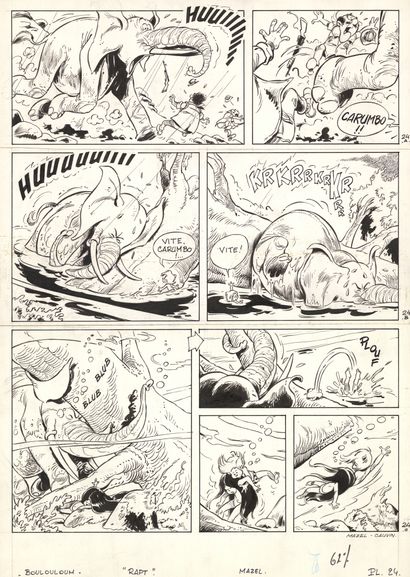 MAZEL (né en 1936)
Les jungles perdues -...