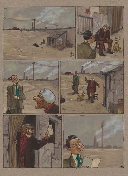 Miguelanxo PRADO (né en 1958)
Colored inks...