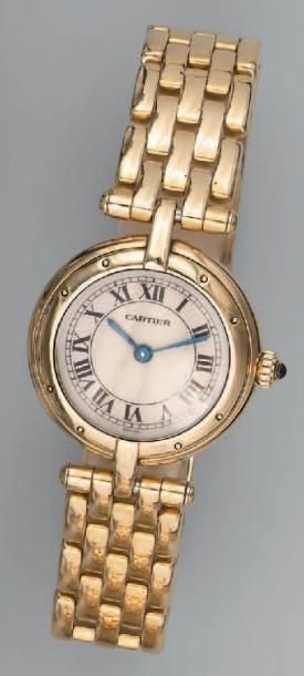 Montre-bracelet, en or, à quartz, 