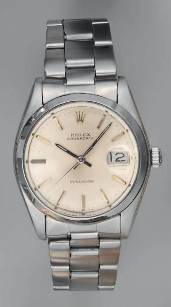 Bracelet-montre ROLEX, en acier, 