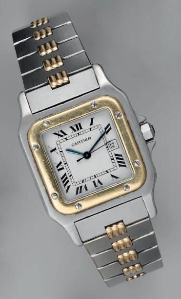 Montre-bracelet CARTIER, en or et acier,...