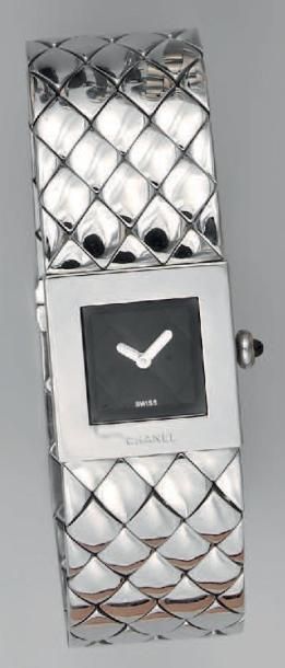 Montre-bracelet CHANEL, en acier, à quar...