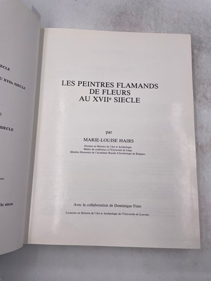 2 volumes : «Les peintres Flamands de fleurs...