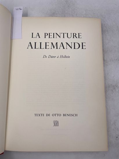«La peinture Allemande de Dürer à Holbein»...