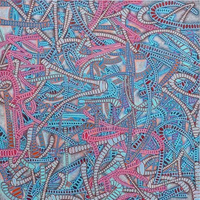 卢卡斯-德洛梅
宇宙创造 
画布作品
丙烯喷漆和丙烯颜料与马克笔的混合物 
100/100...