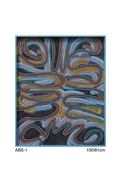 卢卡斯-德洛梅
ABS-1 
画布作品
丙烯喷漆和丙烯颜料与马克笔的混合物 
100/81...